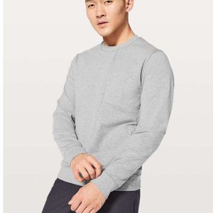 lululemon athletica Men's Light Gray Crewneck Sweatshirt